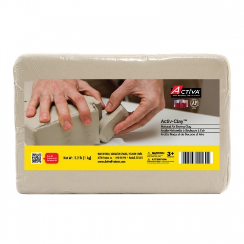 Activ-Clay™ Natural Air Drying Clay, 2.2 lb (1 kg)